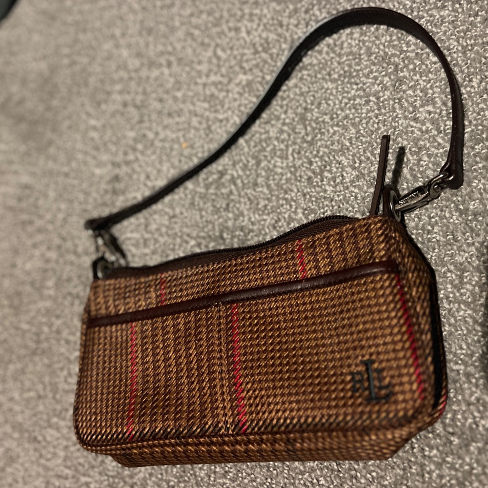 Ralph Lauren canvas shoulder bag